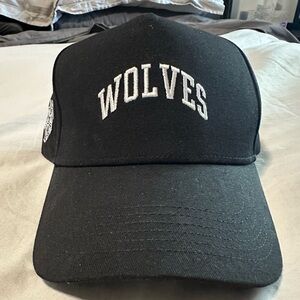 Mens Darc Sport Wolves 5 Panel Hat Strap Back Adjustable - One Size